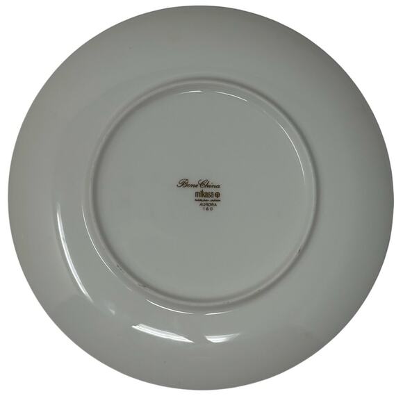 Vintage 70s Mikasa Aurora 160 Bone China Bread Plates 7.5” Set of 5 Japan - Picture 4 of 7